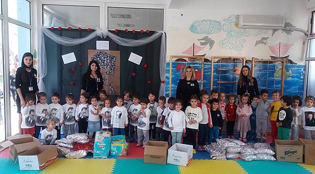Foça Bahçeşehir Koleji LÖSEV'li Çocuklara Kampanya Düzenledi