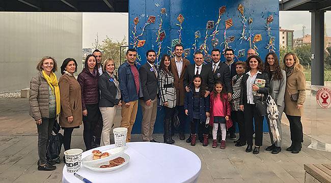 Güzelbahçe Rotaract Kulübü Umut Duvarı Projesini Gerçekleştirdi