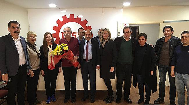 Konak Kent Konseyi'nden DİSK'e Anlamlı Ziyaret