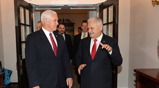 Pence’le Görüşen Yıldırım: PYD’ye Verilen Silahları Daha Sıkı Takip Edeceklerini Söyledi
