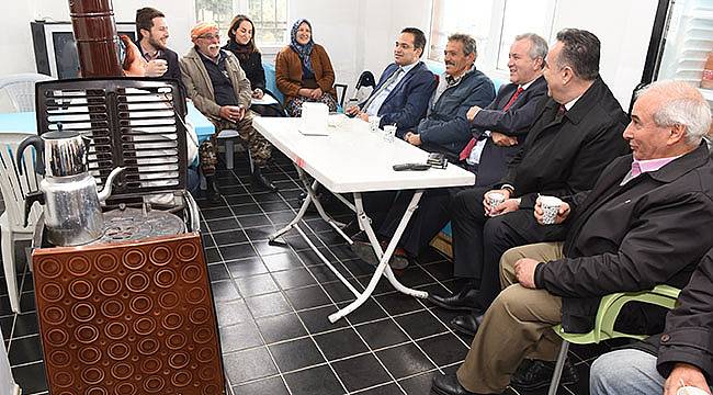 Başkan Olgun Atila Mahalle Gezilerini Eski Köy Yerleşimlerinde Sürdürdü