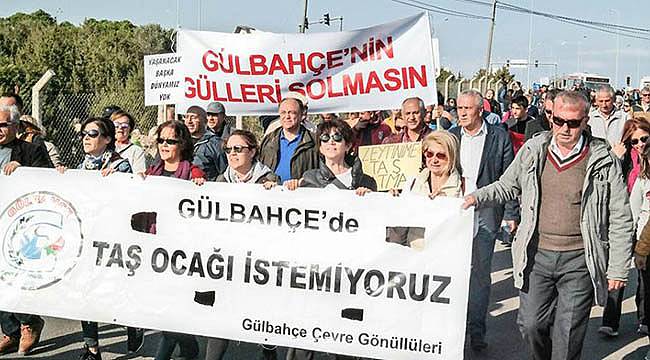 Gülbahçe Tepki Gösterdi, Taş Ocaklarına İzin Çıkmadı