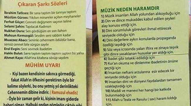 İTÜ'de 'Müzik Haramdır' Bildirisi!