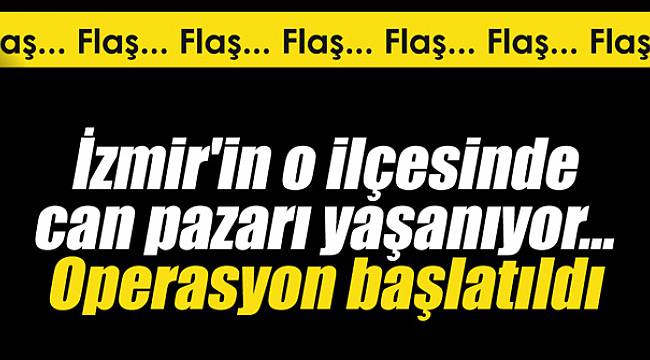 İzmir'in O İlçesinde Can Pazarı Yaşanıyor... Operasyon Başlatıldı