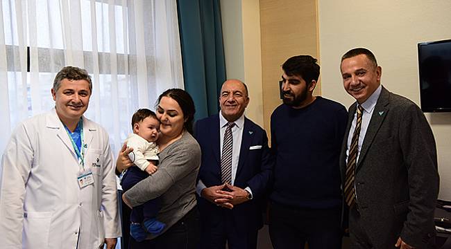 İzmir Özel Can Hastanesi'nin İlk Hastası Poyraz Bebek Oldu