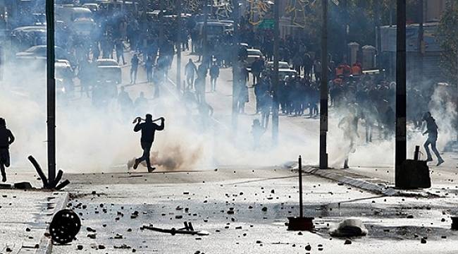 Kudüs Batı Şeria ve Gazze'de 'Trump' Protestoları
