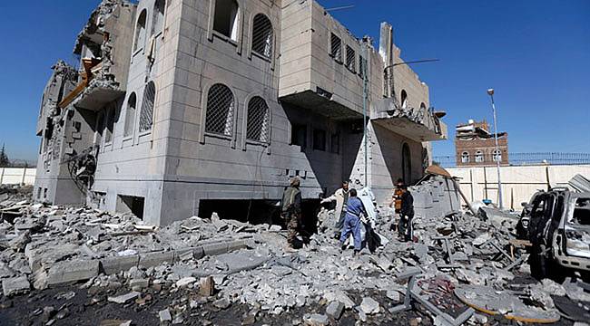 Suudi Arabistan Yemen'de Polis Merkezini Vurdu: 39 Ölü