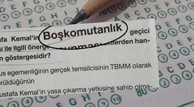 Türkiye Çapındaki Sınavda Atatürk Skandalı!