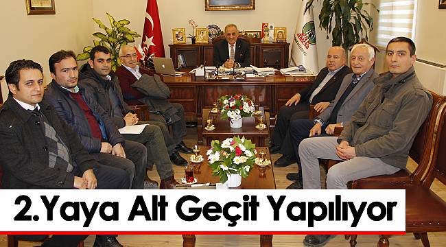 2. Yaya Alt Geçit Yapılıyor