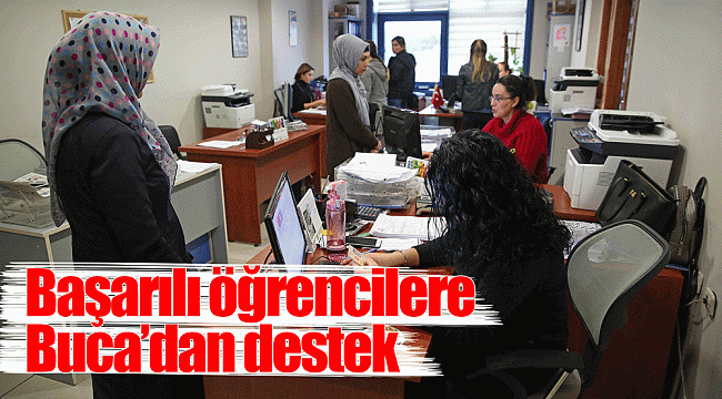 Başarılı öğrencilere Buca’dan destek