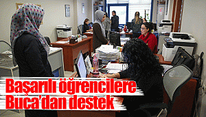 Başarılı öğrencilere Buca’dan destek