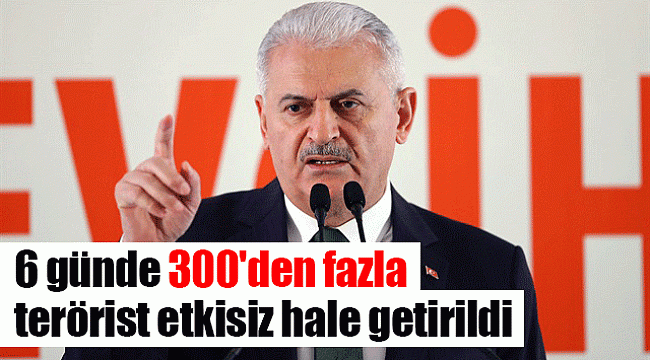 Başbakan Zeytin Dalı bilançosunu açıkladı