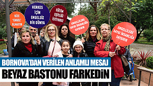 Beyaz bastonu farkedin