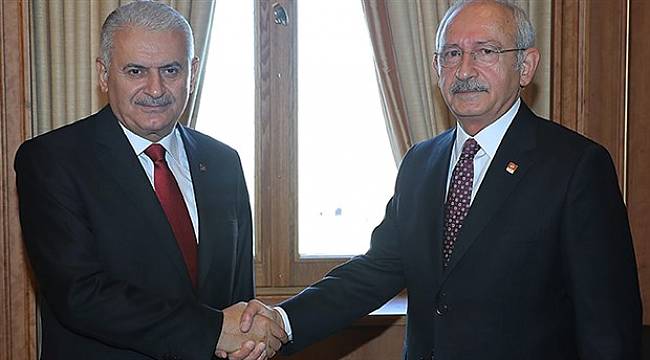 Binali Yıldırım ile Kemal Kılıçdaroğlu'nun 'Afrin' görüşmesi başladı
