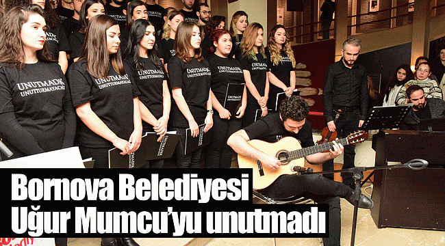 Bornova Belediyesi Uğur Mumcu’yu unutmadı