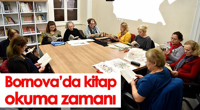 Bornova’da kitap okuma zamanı