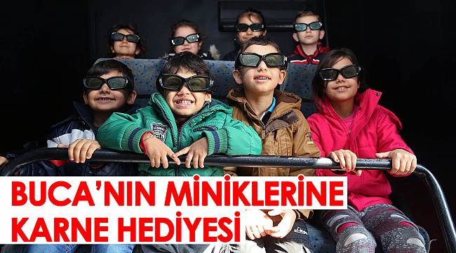Buca’nın miniklerine karne hediyesi 