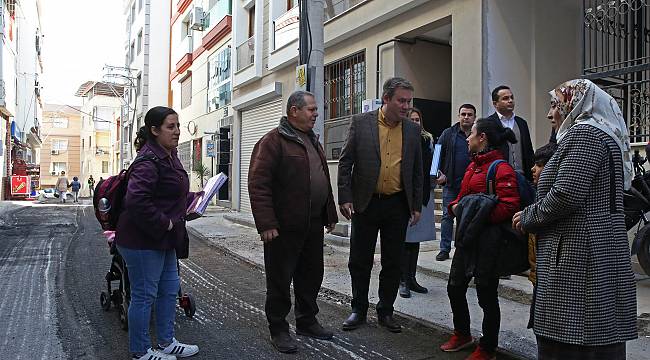 Buca’nın sokakları yenileniyor
