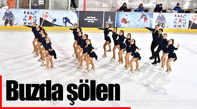 Buzda şölen