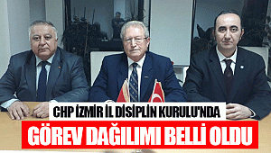 CHP İzmir İl Disiplin Kurulu'nda görev dağılımı belli oldu