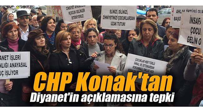 CHP Konak'tan Diyanet'in açıklamasına tepki