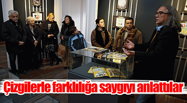 Çizgilerle farklılığa saygıyı anlattılar