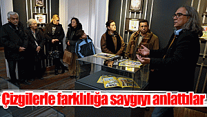 Çizgilerle farklılığa saygıyı anlattılar