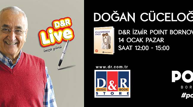 Cüceloğlu Point Bornova’da Okurlarıyla Buluşacak
