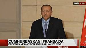 Erdoğan Fransız gazeteciyle tartıştı