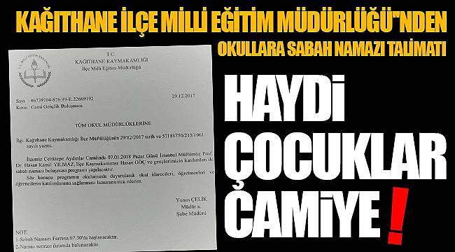 Haydi çocuklar camiye!
