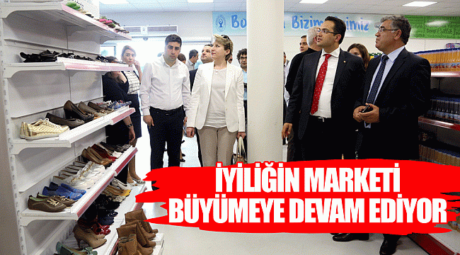 İyiliğin marketi büyümeye devam ediyor