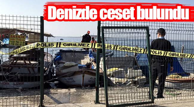 İzmir'de denizde ceset bulundu