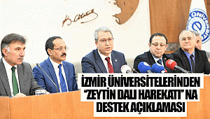 İZMİR ÜNİVERSİTELERİNDEN ‘‘ZEYTİN DALI HAREKATI’’ NA DESTEK AÇIKLAMASI
