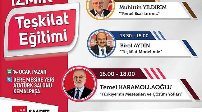 Karamollaoğlu İzmir’e Geliyor