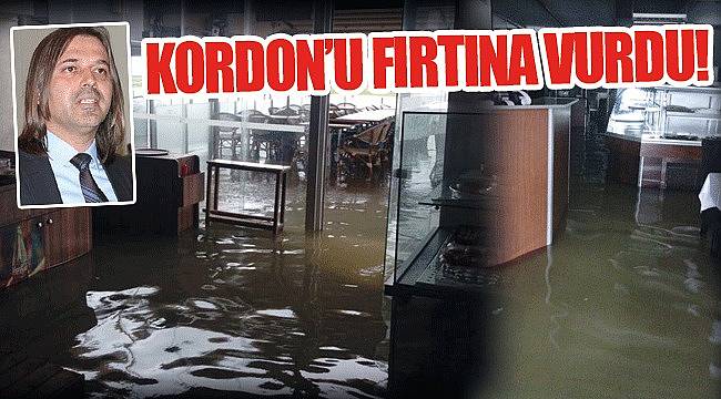 Kordon’u fırtına vurdu!
