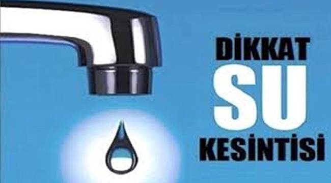 Menderes’te su kesintisi