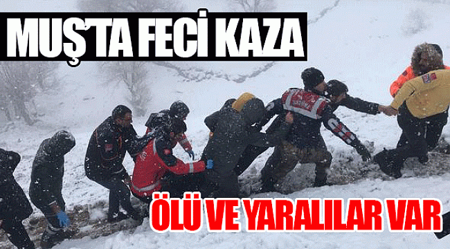 Muş'ta feci kaza...Ölü ve yaralılar var