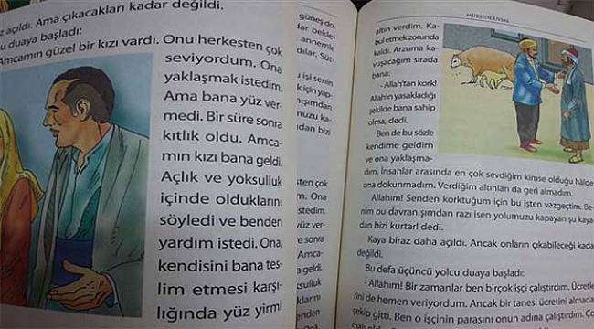 Ordu'da çocuklara dağıtılan kitapta skandal ifadeler