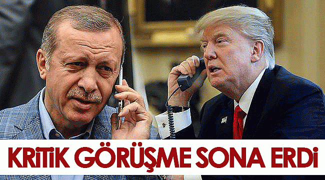 Son dakika.... Cumhurbaşkanı Erdoğan ile Trump arasındaki kritik görüşme sona erdi