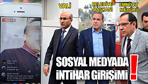 Sosyal medyada intihar girişimi!