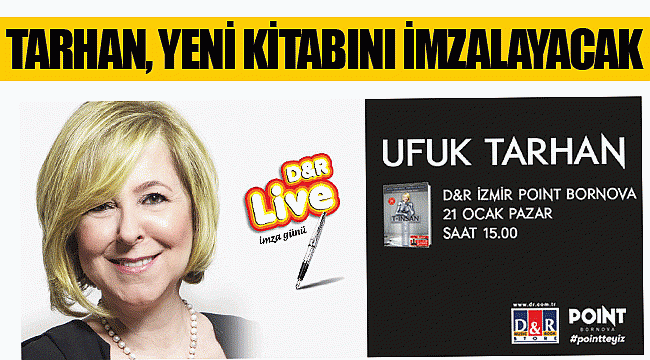 TARHAN, KİTABINI İMZALAYACAK