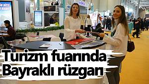 Turizm fuarında Bayraklı rüzgarı