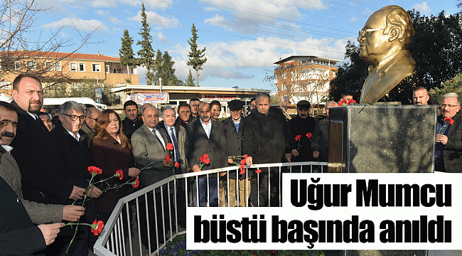 Uğur Mumcu büstü başında anıldı