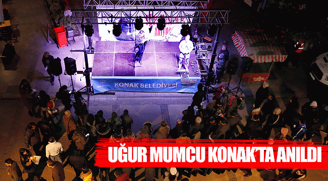 Uğur Mumcu Konak’ta anıldı