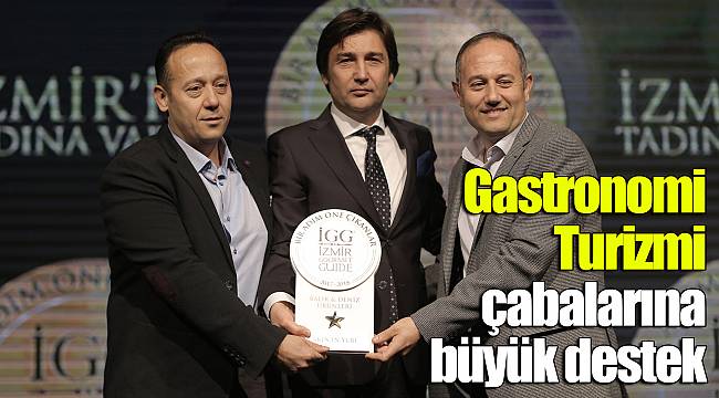 Urla'nın Gastronomi Turizmi çabalarına büyük destek