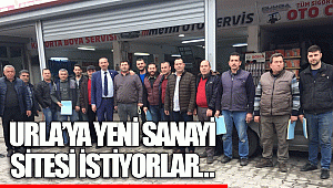 Urla’ya yeni sanayi sitesi istiyorlar…