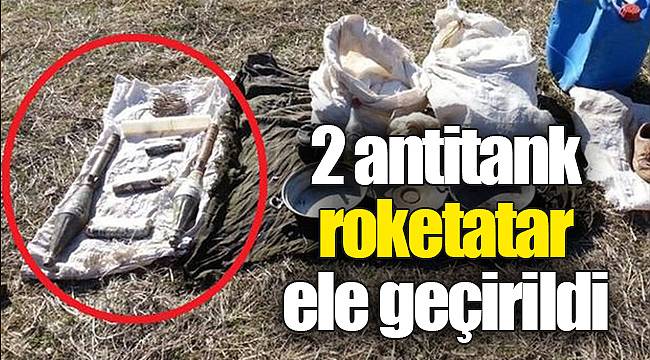 2 antitank roketatar ele geçirildi