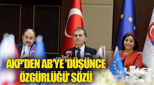 AKP'den AB'ye 'düşünce özgürlüğü' sözü