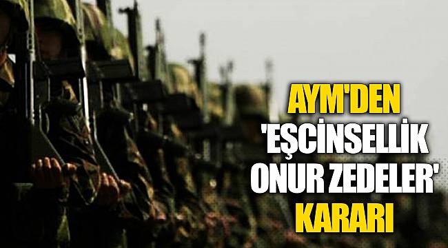 AYM&#039;den &#039;eşcinsellik onur zedeler&#039; kararı