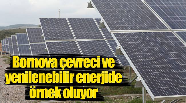 Bornova çevreci ve yenilenebilir enerjide örnek oluyor